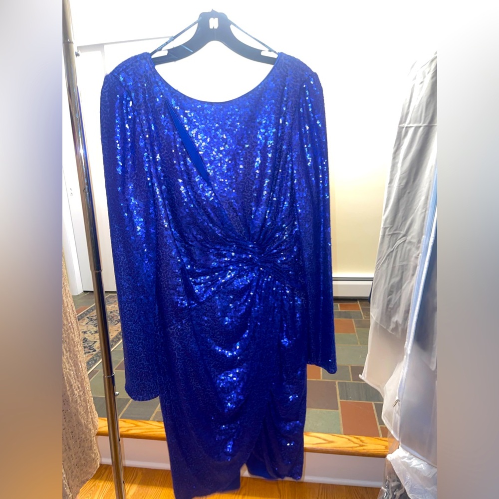 Tadashi Shoji Blue Dress